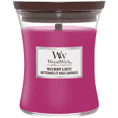 Ароматична свічка з ароматом буряка, ягід та апельсину Woodwick Mini Wild Berry & Beets 85 г Ароматична свічка з ароматом буряка, ягід та апельсину Woodwick Mini Wild Berry & Beets 85 г